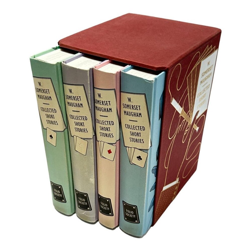 Somerset‎ Maugham Folio Society Short Stories 4 Vol Book HC Box Set 1998